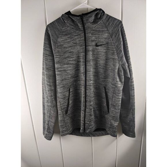 Nike Tops - Nike Women’s Gray Dri-Fit Long Sleeve Full Zip Hoodie Size Small